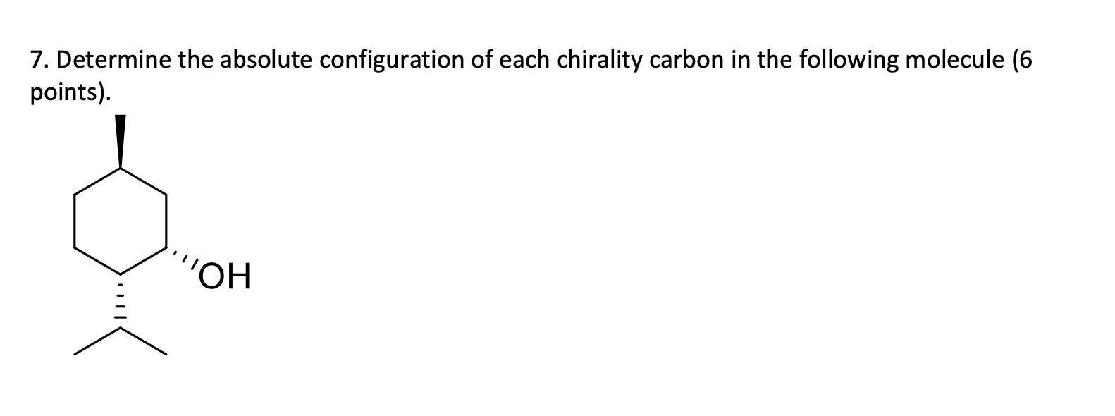 Solved 7. Determine the absolute configuration of each | Chegg.com