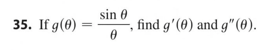 Solved g(θ)=θsinθ | Chegg.com