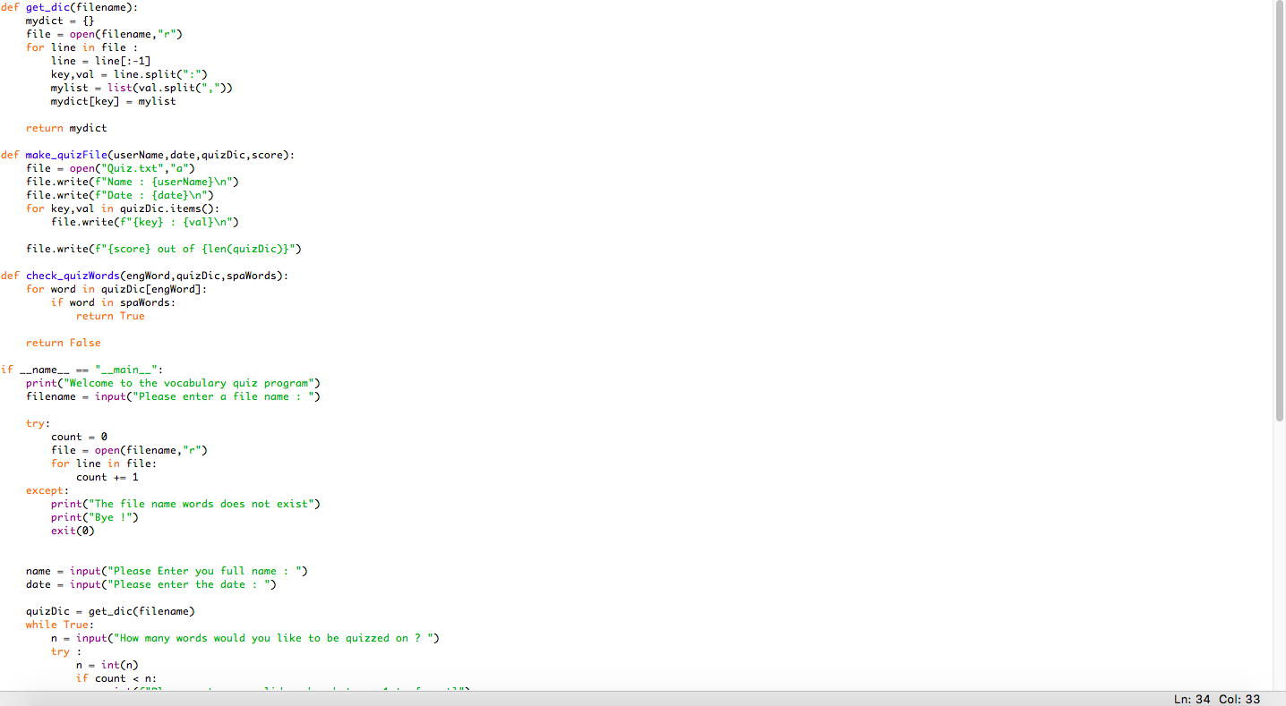 Solved The following python program code task is to do a | Chegg.com