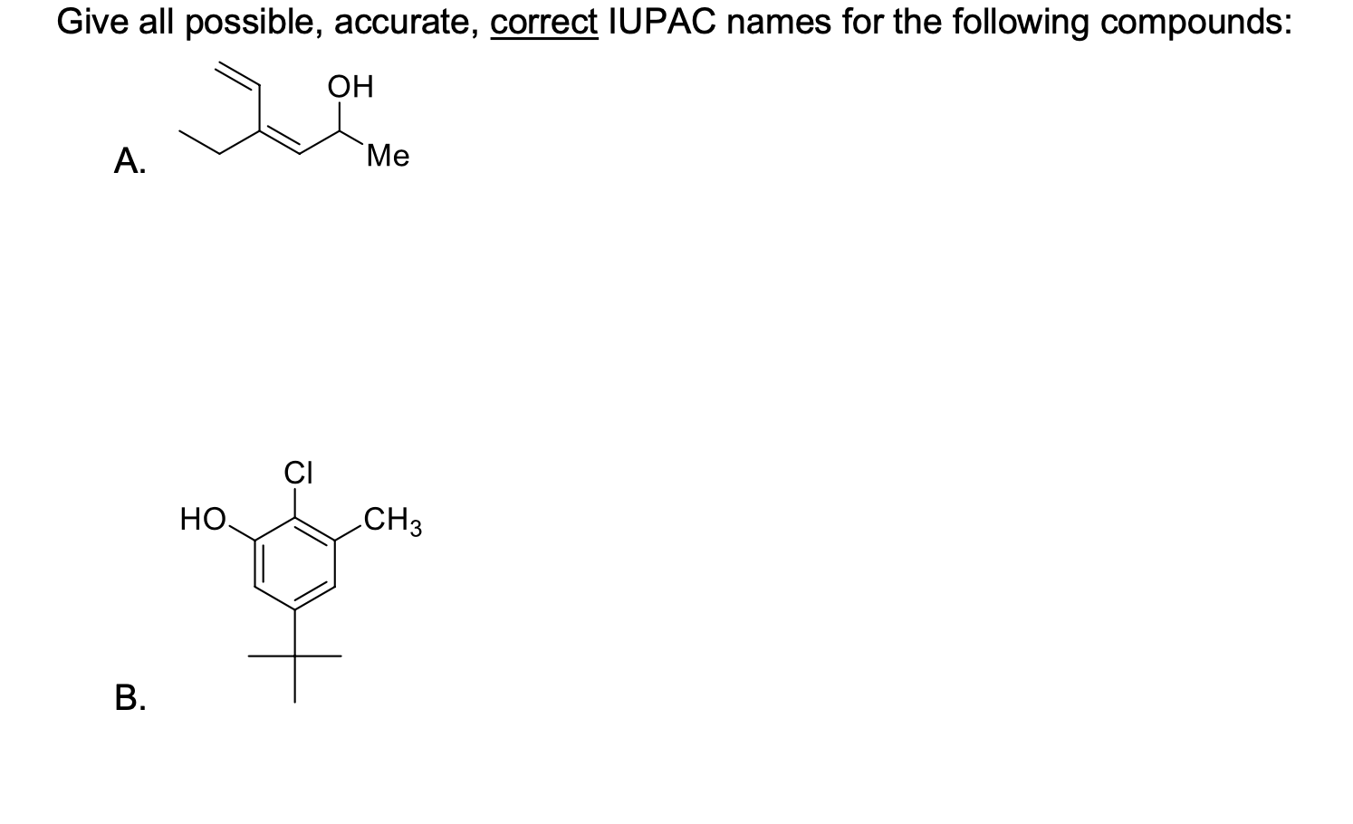 Solved Fill in the blanks (starting materials, reagents,