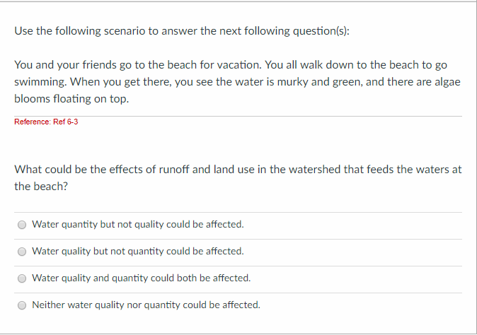 Solved Use The Following Scenario To Answer The Next | Chegg.com