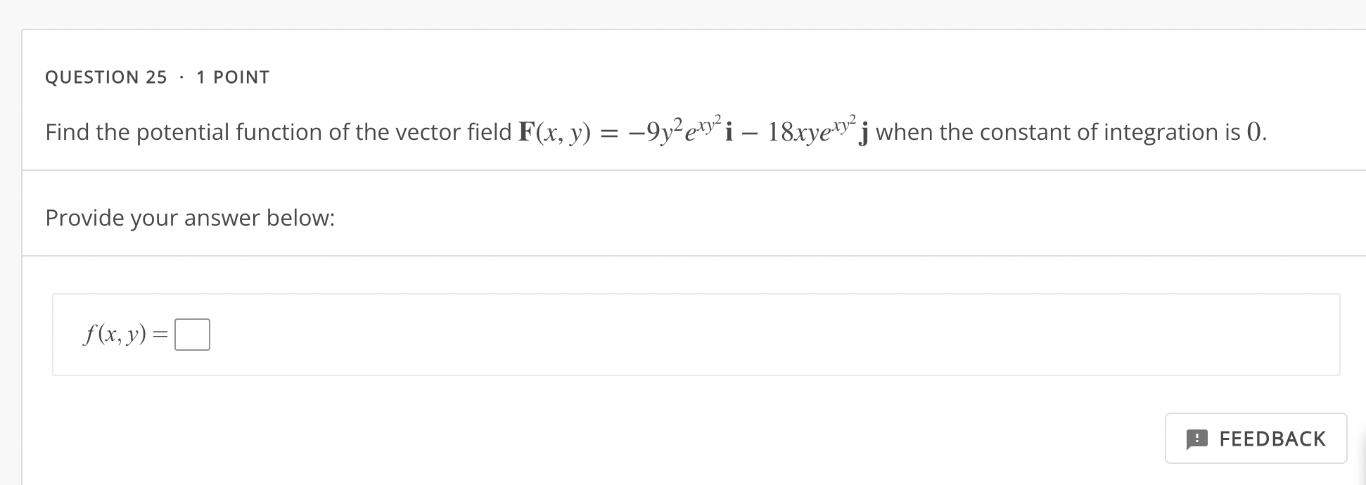 Solved Find The Potential Function Of The Vector Field | Chegg.com