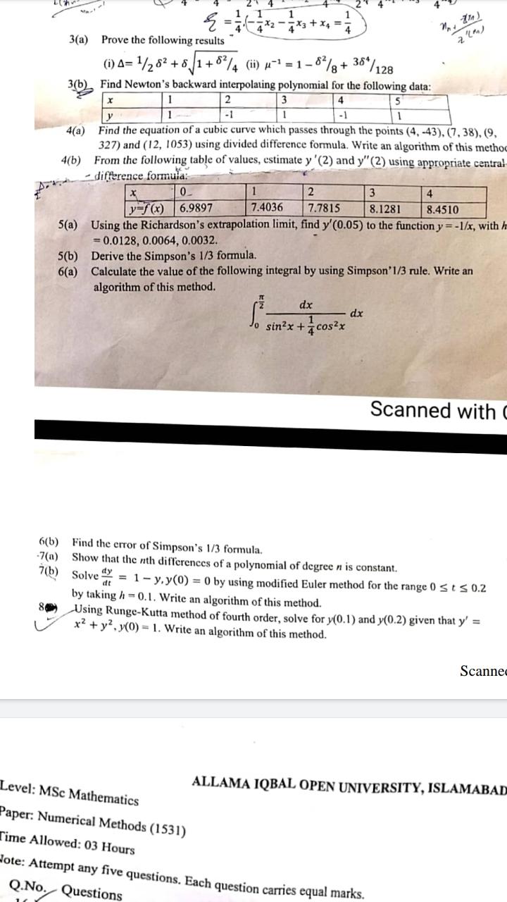 Solved है 3(a) Prove The Following Results 3(b) 3(b) 7(b) 8 | Chegg.com