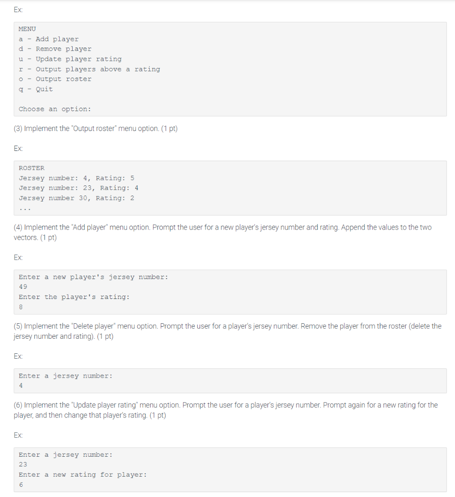 Solved 9.12 (LAB) Program: Soccer team roster (Dictionaries) | Chegg.com