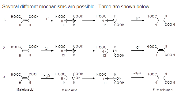 Solved Deducing the reaction mechanism for isomerization of | Chegg.com