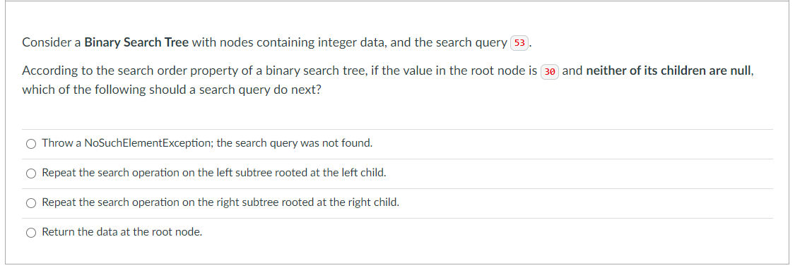 Solved Consider a Binary Search Tree with nodes containing | Chegg.com