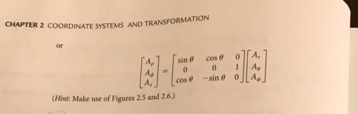 Solved 2.15 (a) Show that point transformation between | Chegg.com