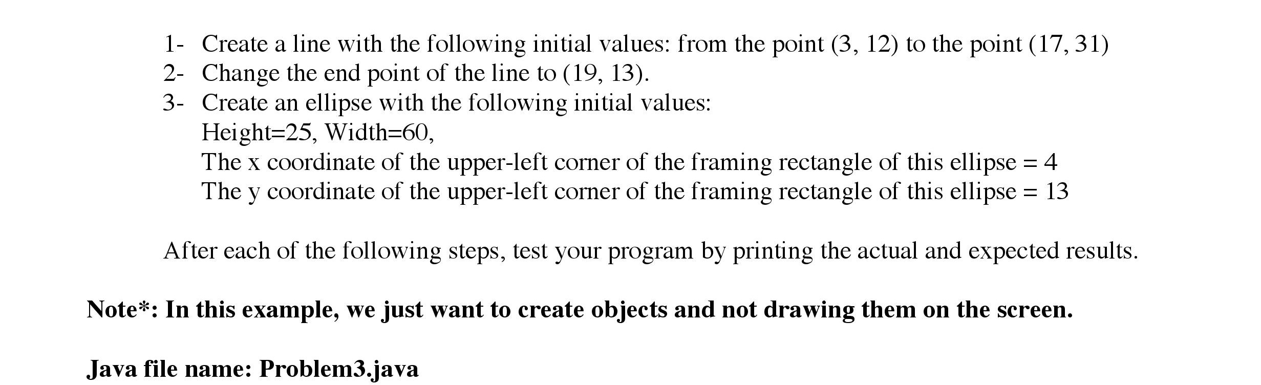 Solved Problem 3. (9 points) Goal: Practice how to use Java | Chegg.com