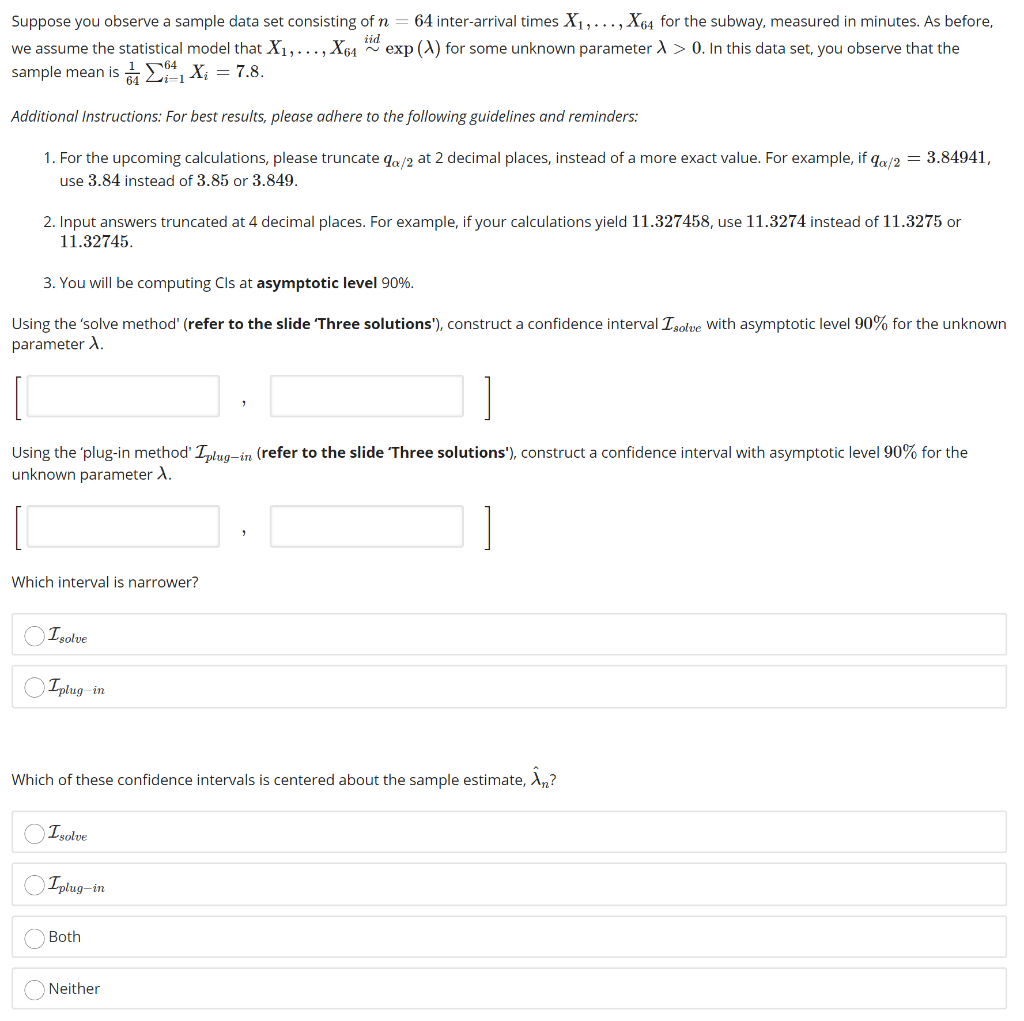 Suppose you observe a sample data set consisting of n | Chegg.com