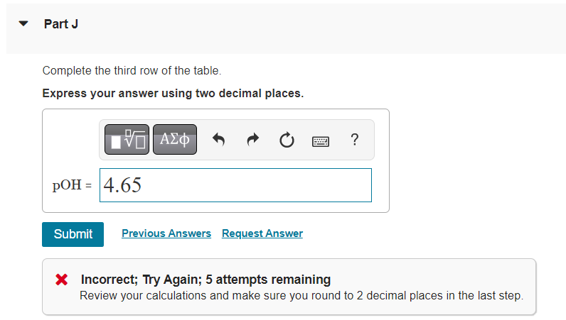 Solved Complete the following table by calculating the | Chegg.com