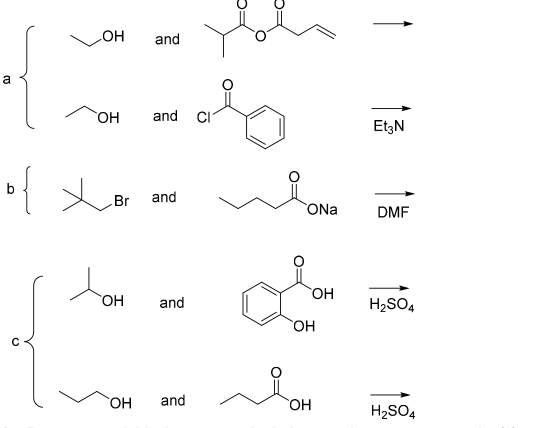 Solved 7. Choose One Reaction Of Each Section A,b, And C Of | Chegg.com