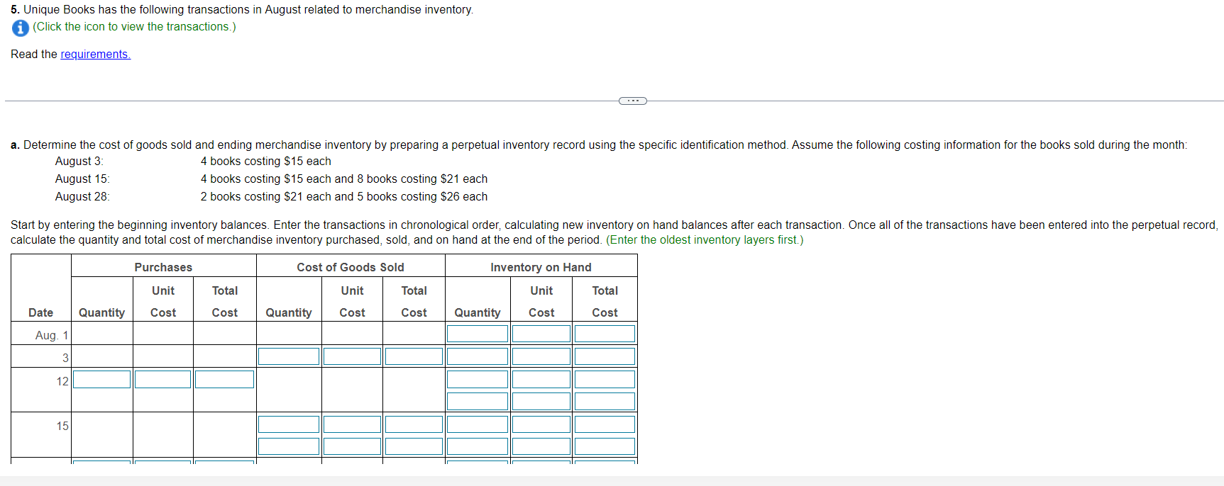 Solved MA Question 2Aug. 1Beginning merchandise inventory,