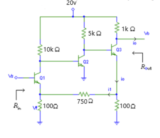 Solved Calculate the voltage gain, input impedance, and | Chegg.com