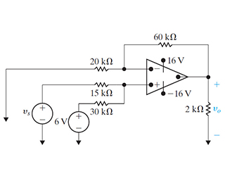 Solved Op amp shown is ideal. a) Find vo in terms of vs. | Chegg.com