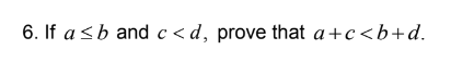 Solved 6. If A≤b And C | Chegg.com