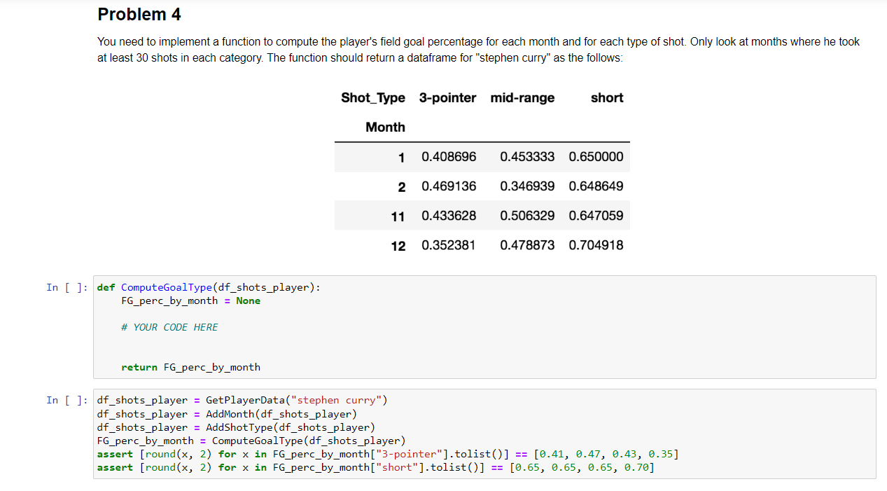 Solved In this problem, you are asked to implement a | Chegg.com
