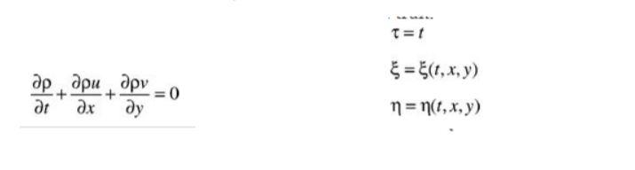 Solved Transform the 2D unsteady continuity equation written | Chegg.com