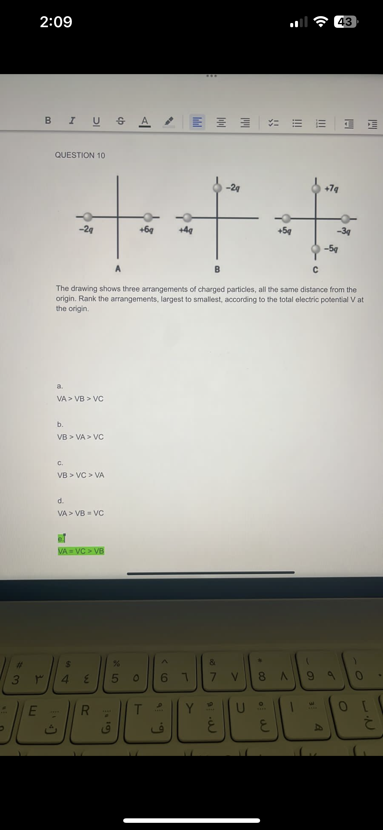 Solved The Drawing Shows Three Arrangements Of Charged | Chegg.com