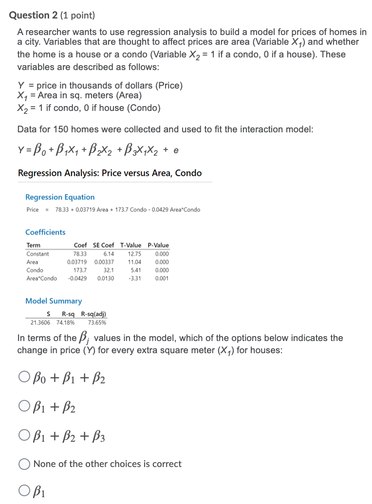 Solved Question 2 (1 point) A researcher wants to use | Chegg.com