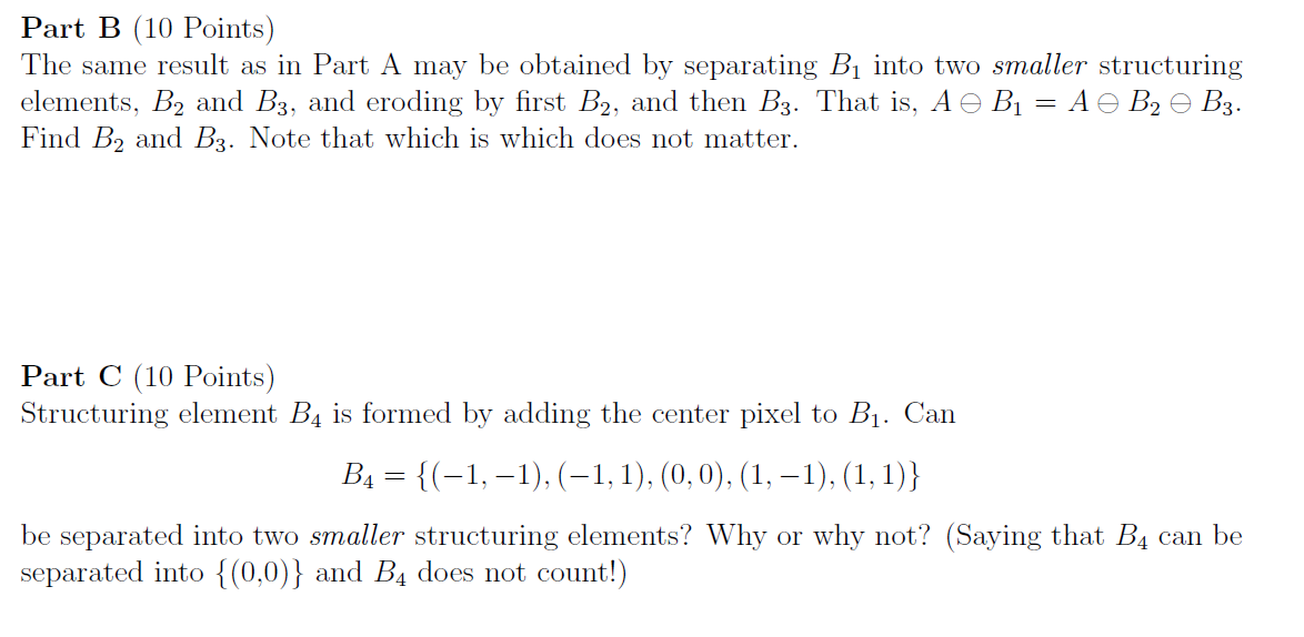 Problem 1 35 Points Part A 15 Points Suppose T Chegg Com