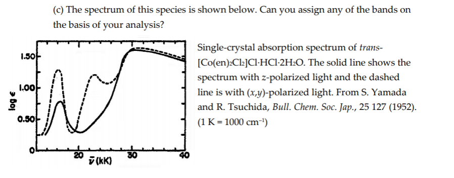 Solved 1 a If The Co Atom Of Chegg
