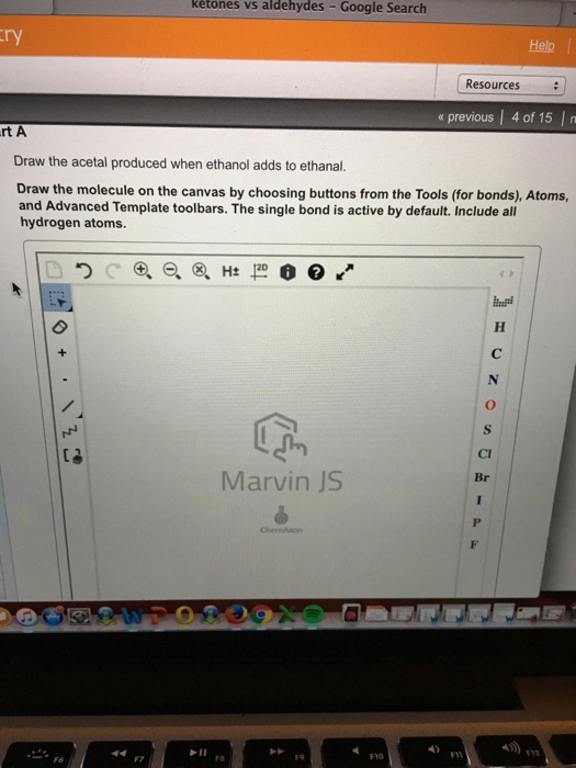 Solved Draw the acetal produced when ethanol adds to | Chegg.com