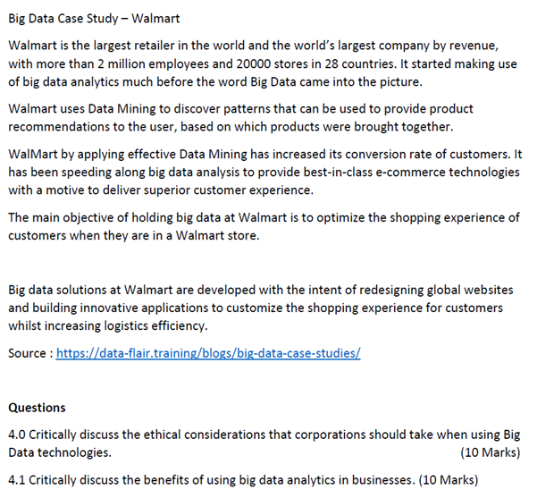 big data case study walmart