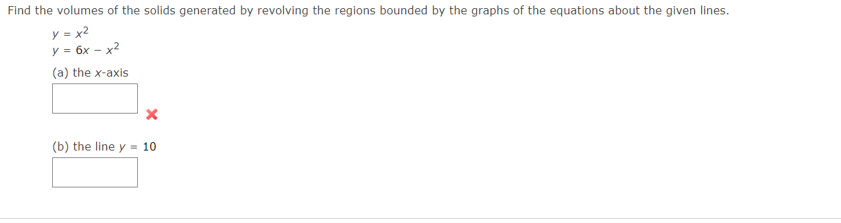 Solved Find the volumes of the solids generated by revolving | Chegg.com