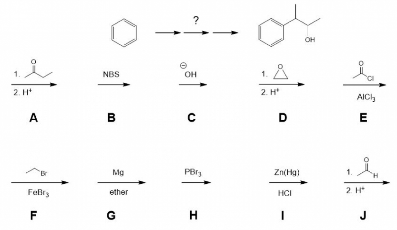 Solved Complete The Following Synthesis By Selecting From | Chegg.com