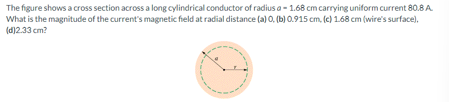 [Solved]: The figure shows a cross section across a long c