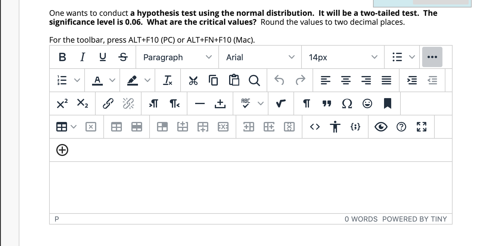 Solved One wants to conduct a hypothesis test using the | Chegg.com