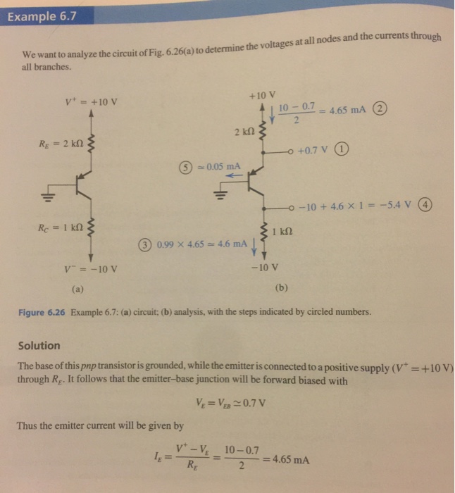 Solved We want to analyze the circuit of Fig. 6.26(a) to | Chegg.com