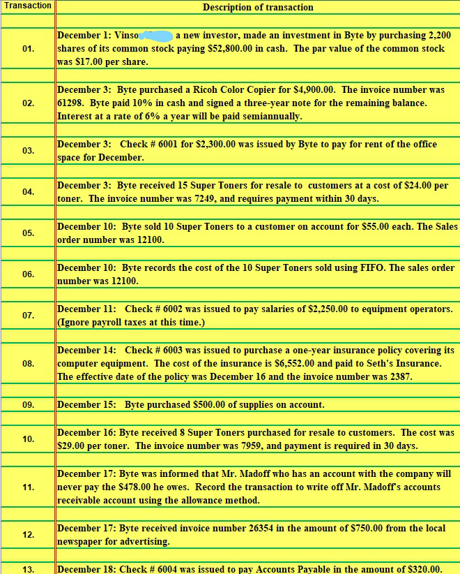 Byte of Accounting General Excel Accounting help.
