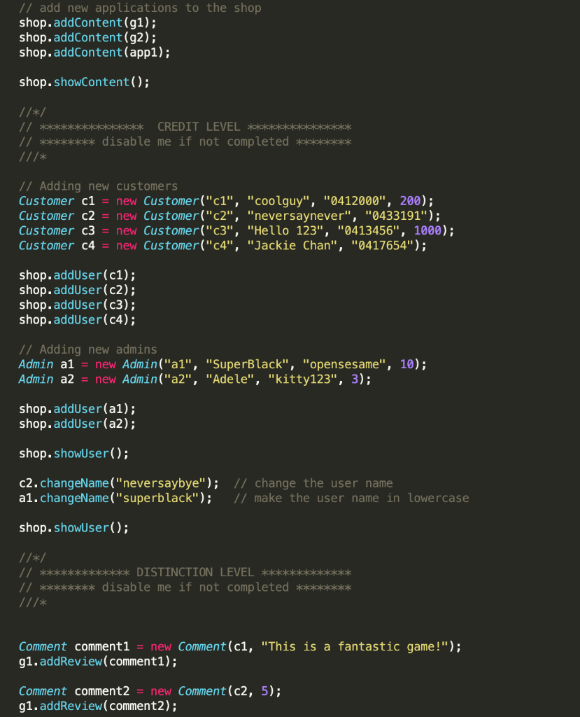 Solved MyShop is an online shop which allows users to | Chegg.com