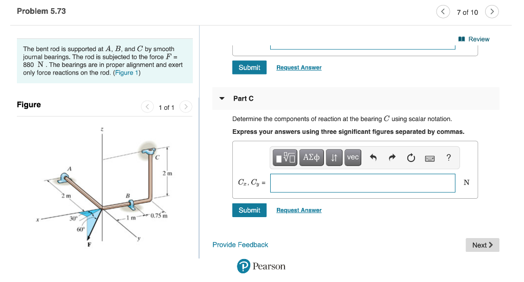 Solved Problem 5.67 6 of 10 A Review The uniform concrete | Chegg.com