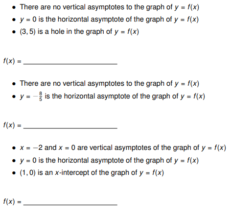 Solved • There are no vertical asymptotes to the graph of y | Chegg.com