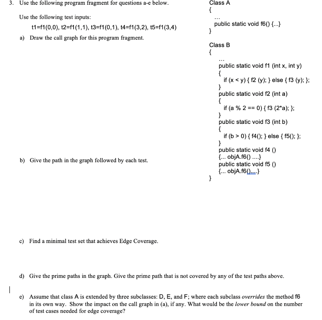 3 Use The Following Program Fragment For Question Chegg Com