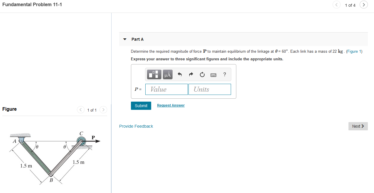 Solved Fundamental Problem 11-1 1 of 4 Part A Determine the | Chegg.com