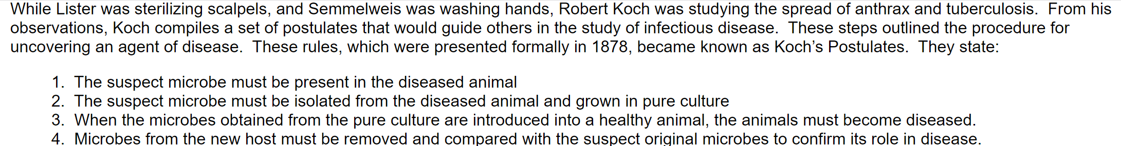 While Lister was sterilizing scalpels, and Semmelweis | Chegg.com