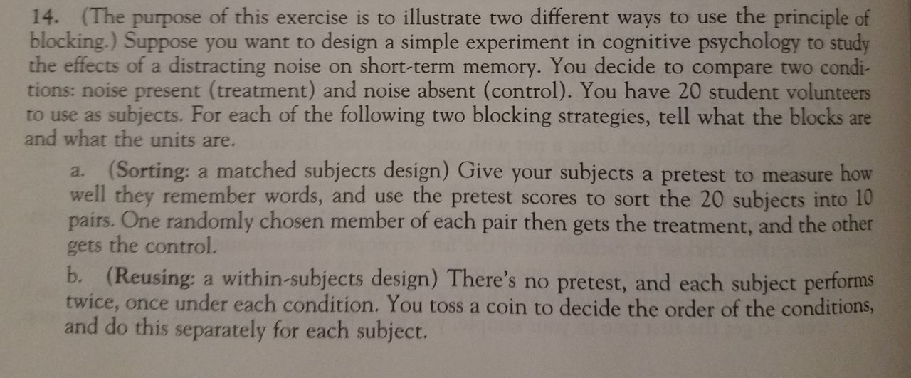 Solved 14. (The purpose of this exercise is to illustrate | Chegg.com