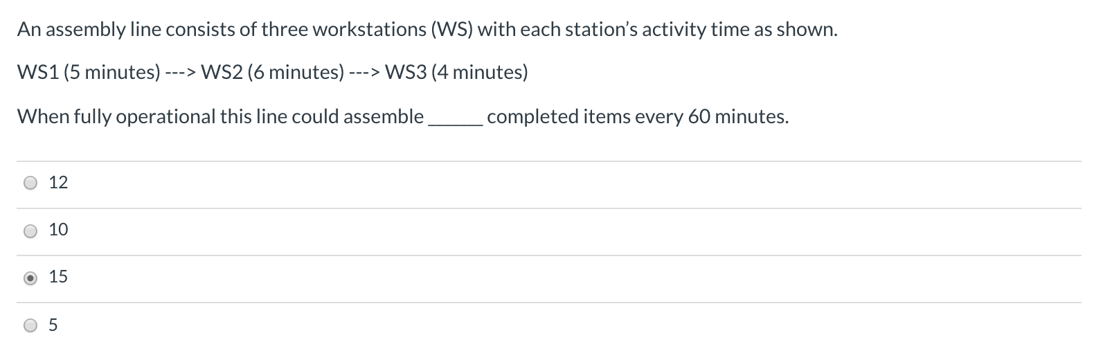 Solved An assembly line consists of three workstations (WS) | Chegg.com