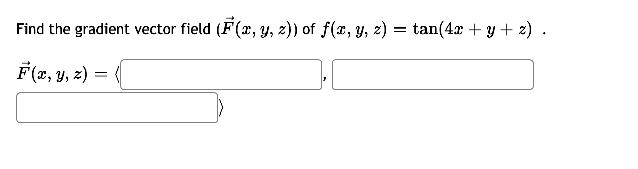 Solved Find Gradient Fields Зу Find The Gradient Vector 9776