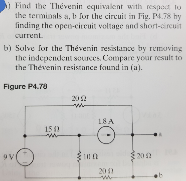 Solved Find The Thévenin Equivalent With Respect To The | Chegg.com