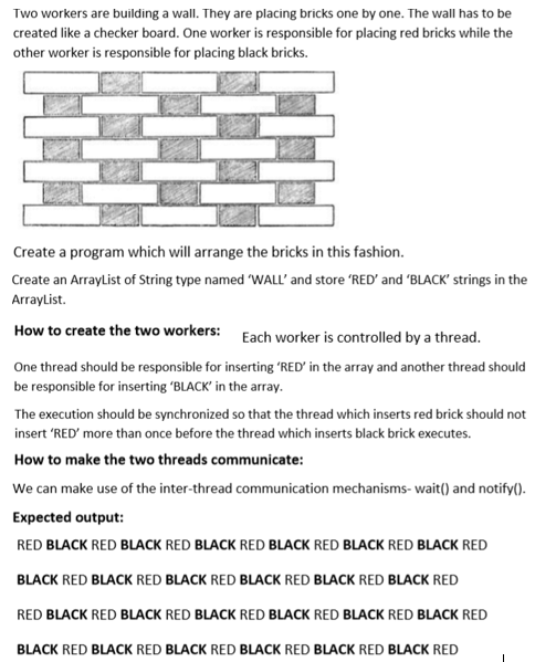 Solved Two workers are building a wall. They are placing | Chegg.com