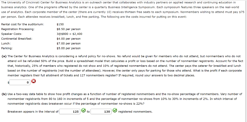 The University Of Cincinnati Center For Business | Chegg.com