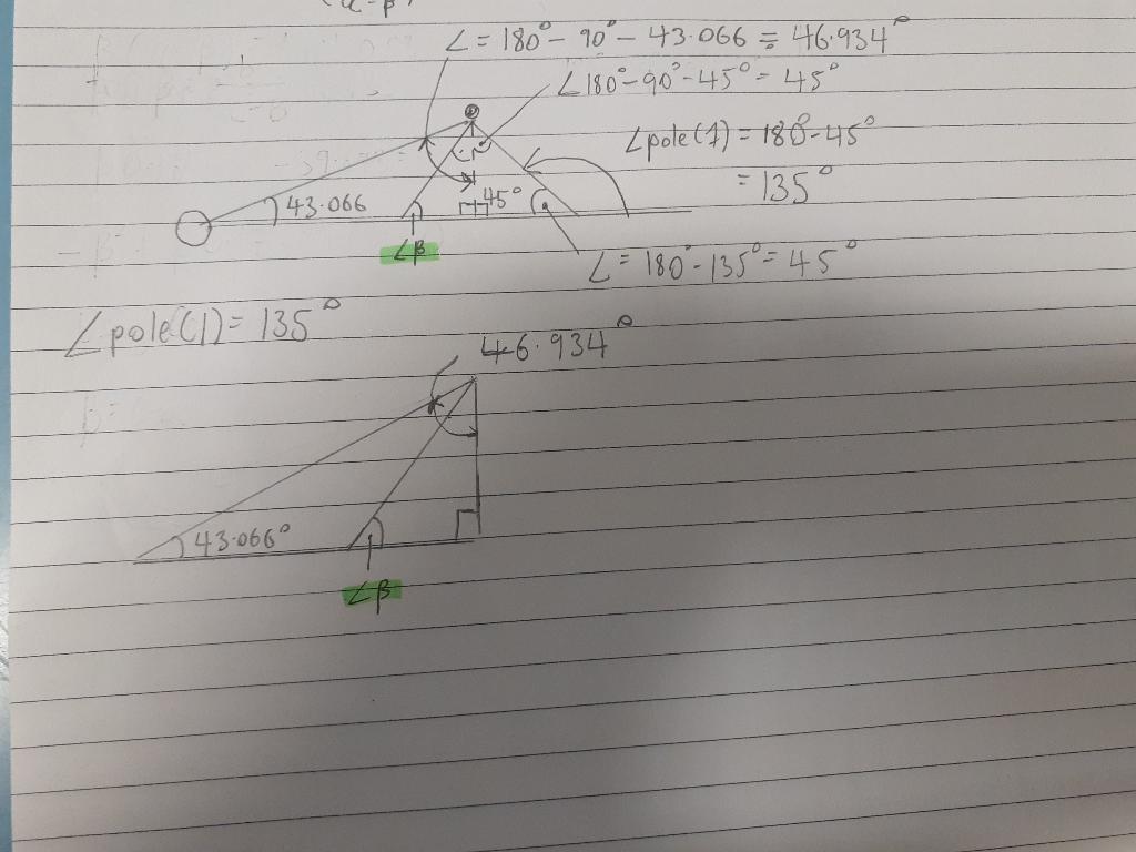 Solved Hi Can Anybody Help Me On Finding Angle B, As | Chegg.com