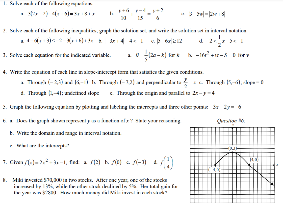 1 Solve Each Of The Following Equations A 3 2x Chegg Com