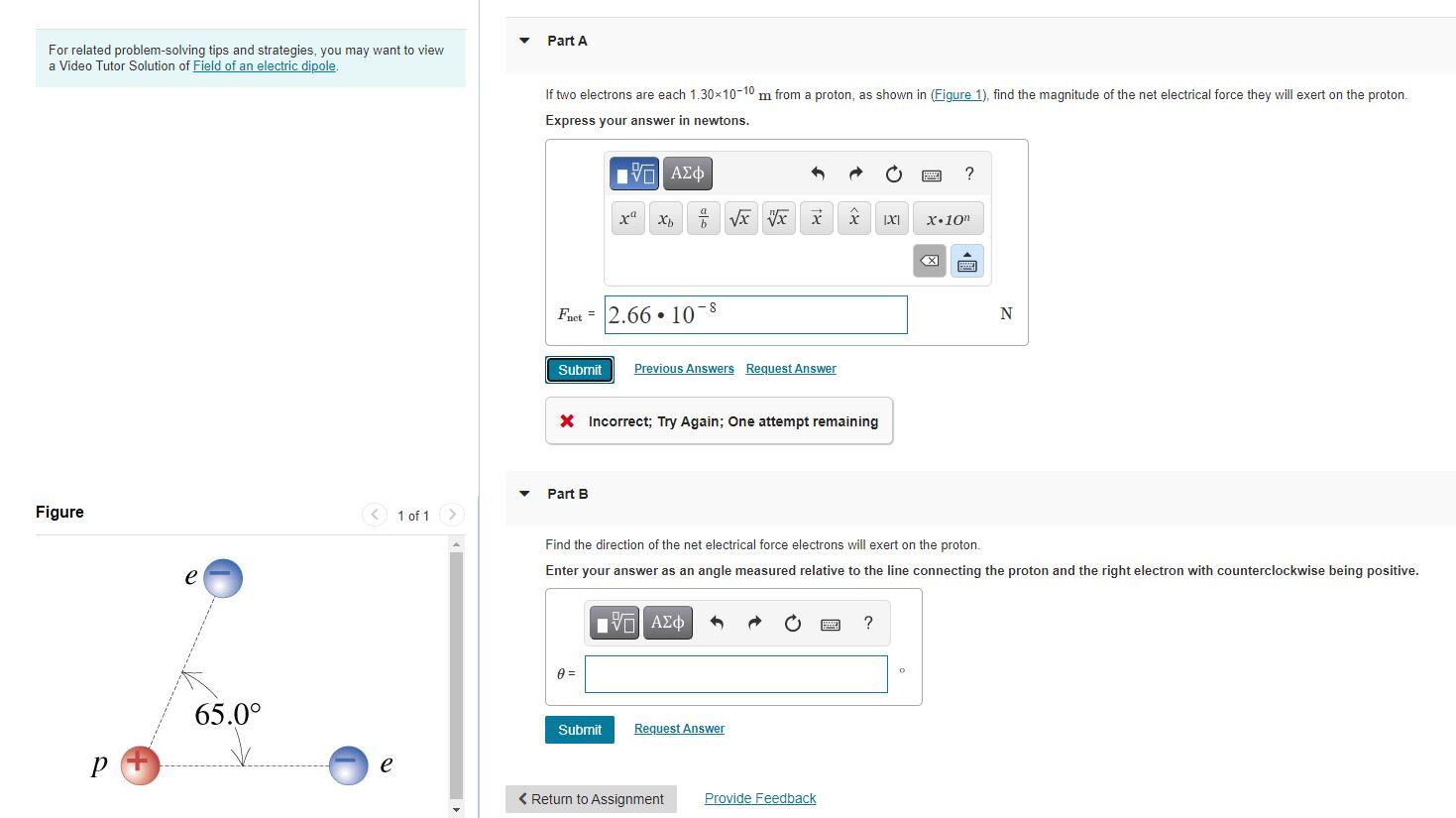 Solved Part A For related problem-solving tips and | Chegg.com