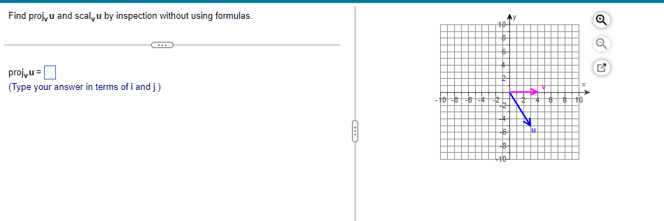 Solved Find proj, u and scal, u by inspection without using | Chegg.com