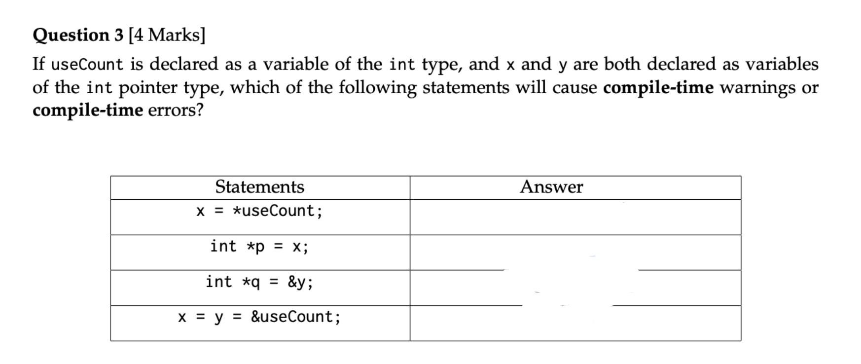 Solved For each answer, please provide if it is a